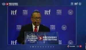 “Indonesia siap membawa panggung dunia kembali ke bali, Menjadi Tuan Rumah global Tourism Forum 2021”
