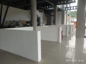 Penataan kios di terminal terpadu merak diharapkan pedagang nantinya berkeadilan.