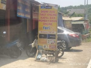 Pengguna jasa Mengapresiasi program tiket online,Antrian kendaraan masuk pelabuhan lancar