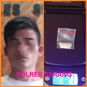 Tau rasa loh FA dan AD Bawa Sabu,Amankan Ditresnarkoba Polda Banten.