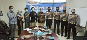 Meningkatkan senergitas Ditlantas Polda Banten Sambangi Kantor Ombudsman RI Provinsi Banten.