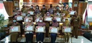Kepala Dinas Pendidikan Kota Cilegon Mengapresiasi Para Juara Lomba Olimpiade Guru Nasional.
