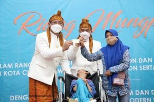 HUT Ke 22 Kota Cilegon ditandai Simbolis Janji Politik Walikota Cilegon.