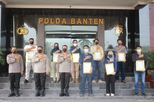 Ratusan Media Mitra Polri, Mendapatkan Penghargaan Dari Kapolda Banten