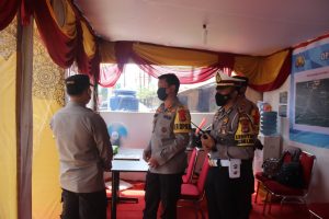Kapolda Banten Tinjau Secara Langsung Pos Pam Gayam
