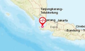 Breaking news!!Wilayah sumur Banten goncang gempa magnitudo 5,4