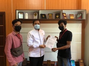 Ketua DPRD Cilegon Terima aduan dari Masyarakat Merak,terkait Proses Perekrutan Tenaga kerja