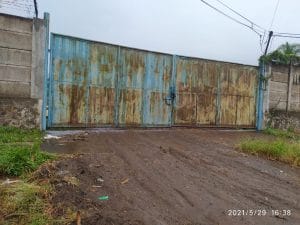 Proyek Pt.Indo Raya Tenaga membuang tanah ke lahan Pt.Jumbo Power Internasional.