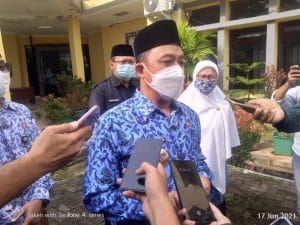 Wakil walikota cilegon menghadiri acara sinkronisasi bangga kencana