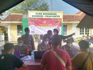 Dukung Percepatan NasionalPolres Serang Kota Targetkan 1000 Vaksin