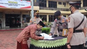 Serah Terima Jabatan Kapolsek Cibeber Polres Cilegon Polda Banten