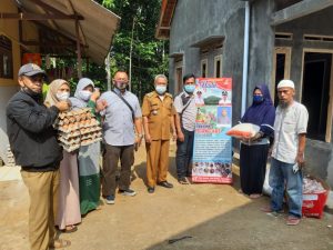 Program BPNT penyaluran sembako diDesa Sukaraja.