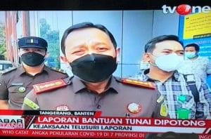 Kajari Kota Tangerang Telah Mendektisi Penyalahgunaan Bansos,BPNT dan BST.