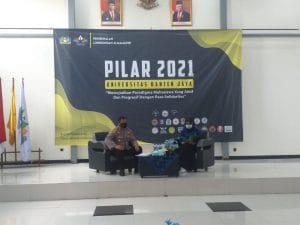 Bidkum Polda Banten Jadi Narasumber Dalam Giat PILAR UNBAJA 2021