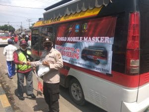 Secara Mobile, Mobil Masker Layani Masyarakat Secara Gratis