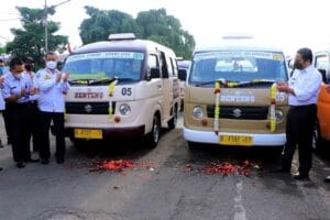 Masyarakat Dapat Memanfaatkan Angkutan  Si Benteng Gratis