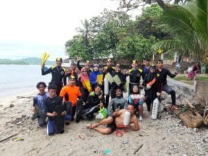 Krakatau Fin Swimming Lakukan Ini Di Pulau Kecil Merak