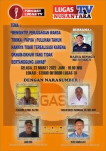 Seperti Apa Kronologis Harta Karun Masyarakat Papua Beberapa Wilayah Indonesia, Hanya di Podcast Lugas TV