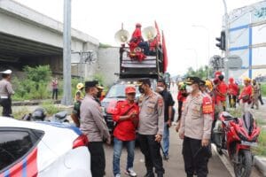 Kawal Massa Aksi ke Jakarta, Kapolrestro Tangerang Terjunkan Pasukan Gabungan