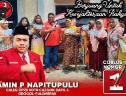 Bukti “Berjuang Untuk Kesejahteraan Rakyat” Sudah Dijalankan Sosok Caleg PDI-Perjuangan Amin P. Napitupulu