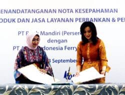 Gandeng Bank Mandiri, ASDP Terus Tingkatkan Kerjasama Layanan Digitalisasi Penyeberangan