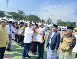 Komitmen Bersih Narkoba,Lapas Cilegon Diganjar Penghargaan Di Acara Hari Santri Nasional