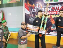 Piala Dandim 0623 Cilegon Pencak Silat “Tapak Suci” Pesantren Al-Aqso Menyabet Juara Umum II