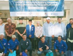 HNSI Kota Cilegon Bagikan Ribuan Sembako Akibat Dampak Cuaca Ektrim