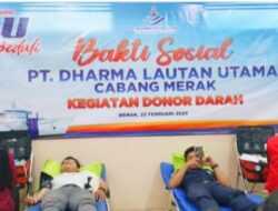 HUT 49 PT.Dharma Lautan Utama Gelar Berbagai Kegiatan Sosial, Salah Satu Donor Darah