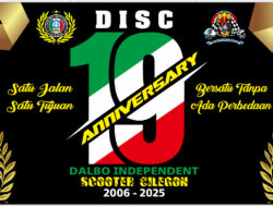 Keluarga Besar Komunitas Vespa Dalbo Independent Scooter Cilegon Gelar Tasyakuran Anniversary ke-19
