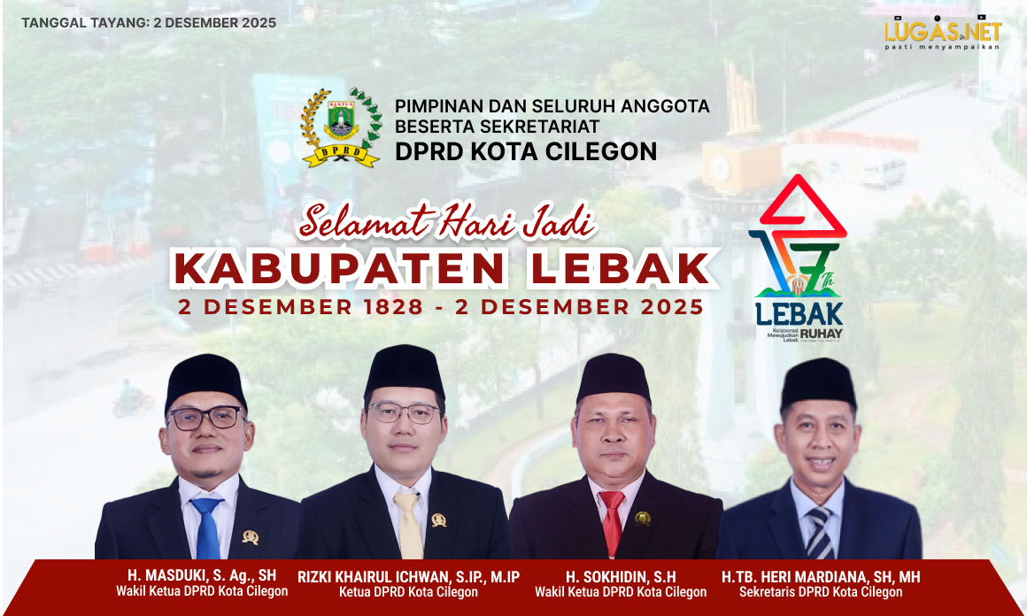 Iklan DPRD Cilegon HUT KAB LEBAK