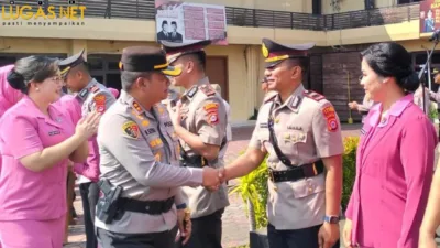 AKBP Dr. Martua Raja Taripar Laut Silitonga Pimpin Sertijab, IPTU Bobi Nainggolan Jabat KSKP Banten