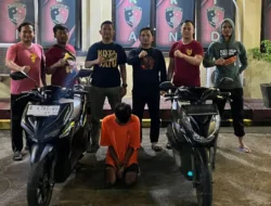 Polsek Cikande Berhasil Menemukan Lokasi Persembunyian Pelaku Curanmor.