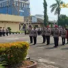 Kapolres Cilegon AKBP Dr. Martua Raja Taripar Laut Silitonga Pimpin Sertijab Kapolsek dan PJU Polres Cilegon.