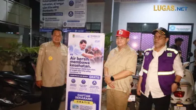 Warga Terdampak Kebakaran TPA Jatiwaringin, PERUMDAM TKR Berikan Pemasangan Gratis.