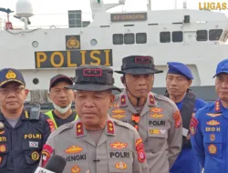 Hari Kelima, Kapolda Banten Lakukan Pencarian 5 Jurnalis dan 3 ABK Menggunakan Kapal Patroli Sanjaya.