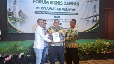 Amirudin Ma’ruf Resmi Nahkodai HIPKA Banten, Siapkan 5 Agenda Strategis Perkuat Ekonomi Daerah
